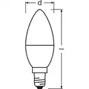 Bild 4 von OSRAM LED-Lampen »Base Classic B«, 3 Stück, 4,9 W, E14, warmweiß