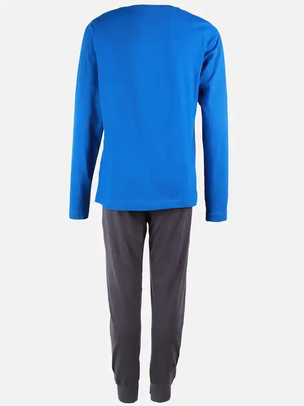 Bild 2 von Jungen Schlafanzug mit Frontprint Blau