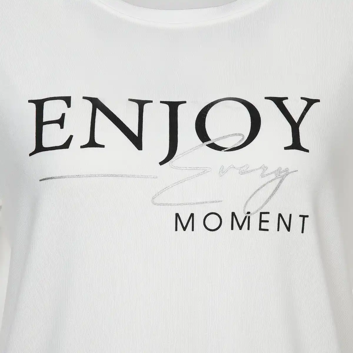 Bild 3 von Damen Shirt mit 3/4 Arm und Print Weiß