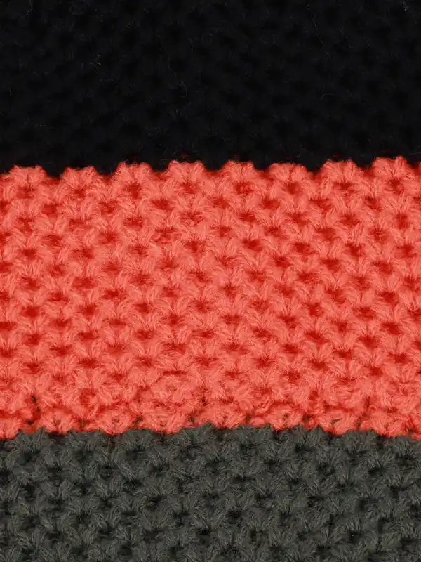 Bild 3 von Jungen Beanie mit Blockstreifen Oliv