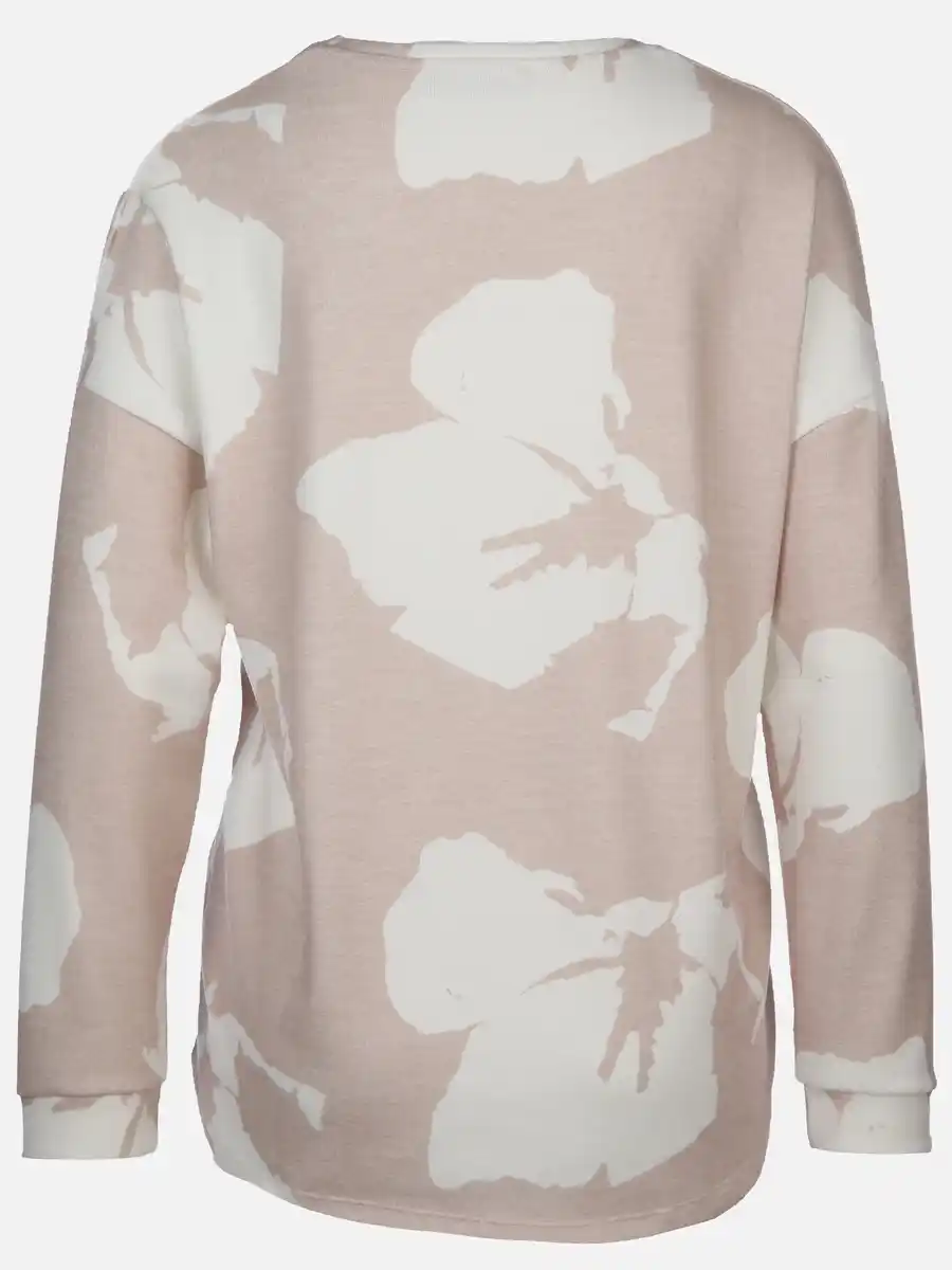 Bild 2 von Damen Flauschshirt mit V-Ausschnitt Braun