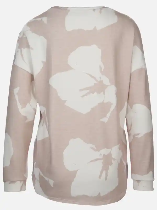 Bild 2 von Damen Flauschshirt mit V-Ausschnitt Braun