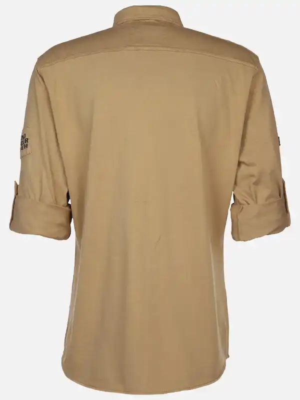 Bild 2 von Herren Jerseyhemd mit diversen Taschen Beige