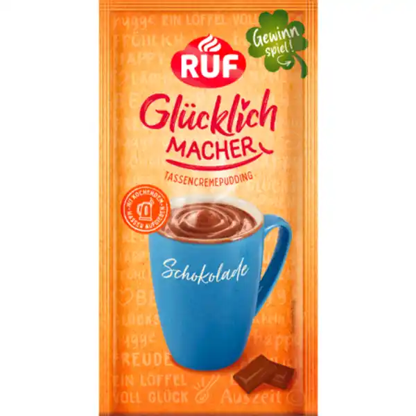 Bild 1 von Pudding Glücklichmacher Schokolade 59g RUF