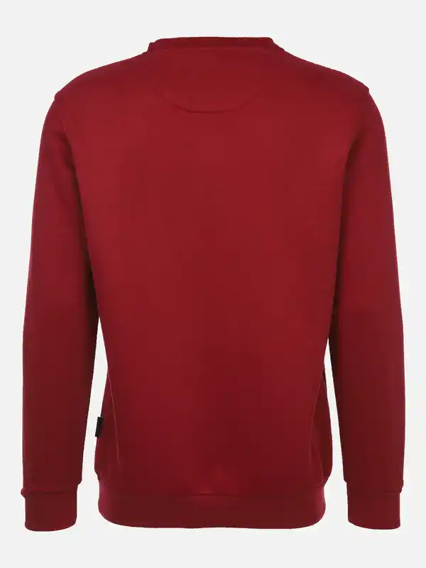 Bild 2 von Herren Sweatshirt mit rundem Ausschnitt Rot
