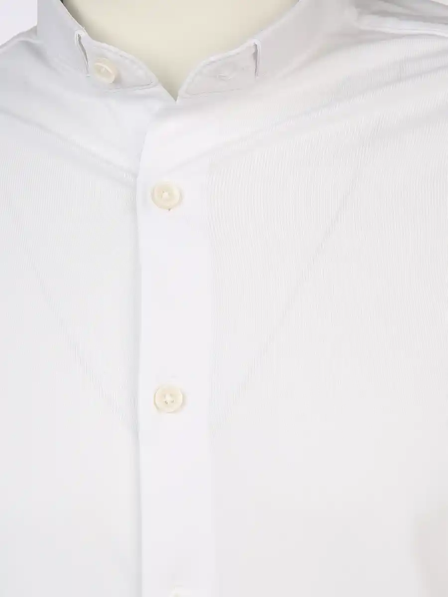 Bild 3 von Herren Jerseyhemd mit langem Arm Weiß