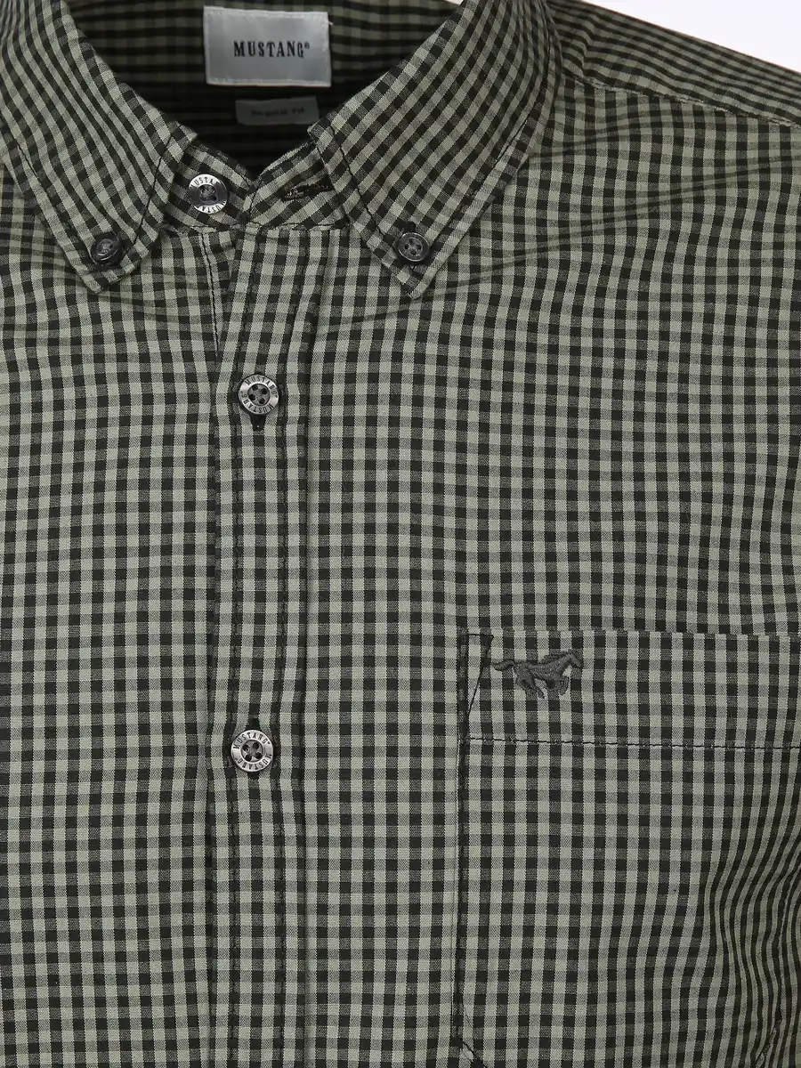 Bild 3 von Herren Hemd im Karolook Grün
