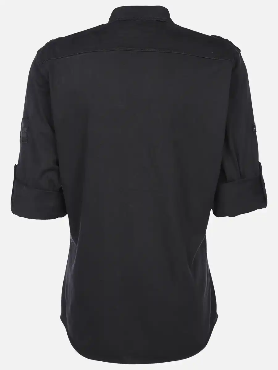 Bild 2 von Herren Jerseyhemd mit diversen Taschen Schwarz