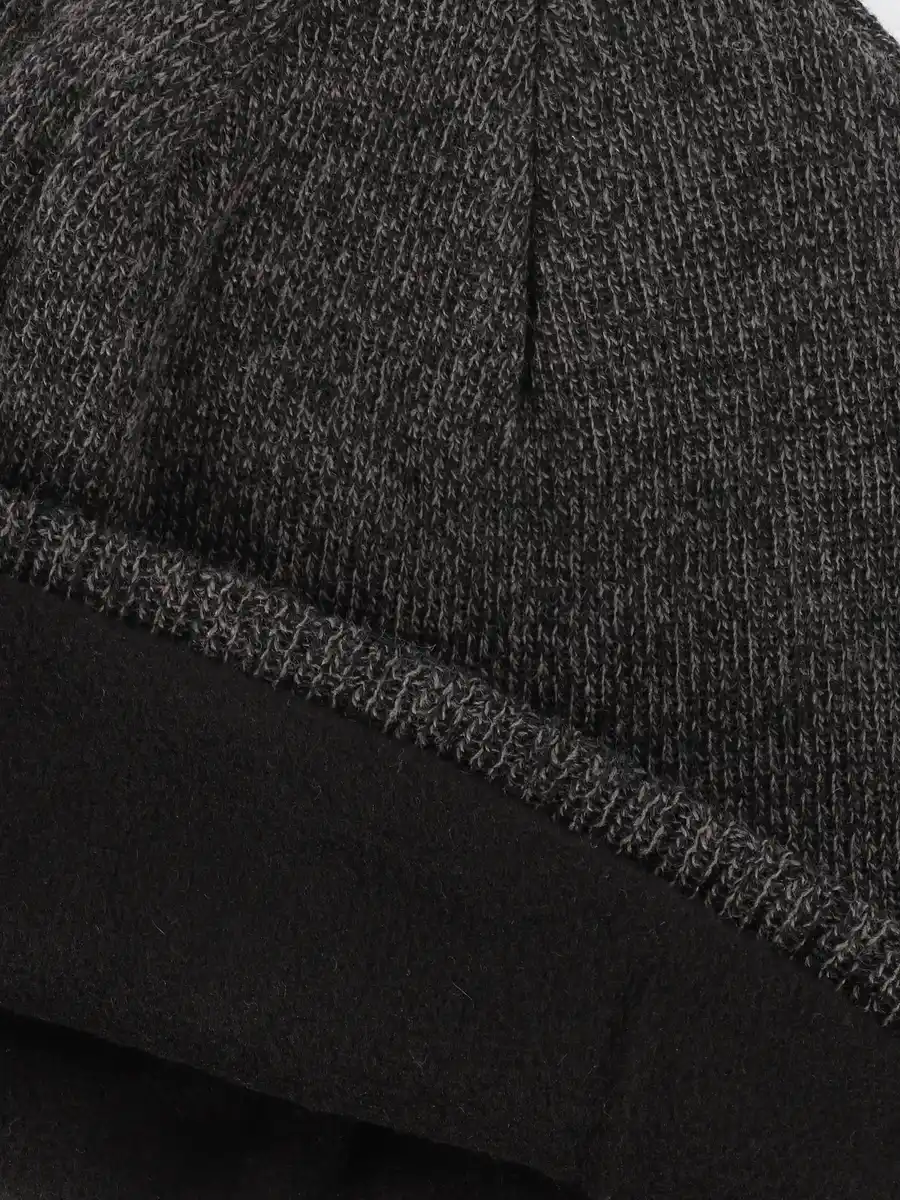 Bild 3 von Herren Strickmütze meliert Grau