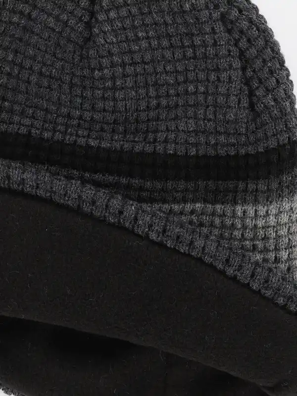 Bild 3 von Herren Struktur Mütze Grau