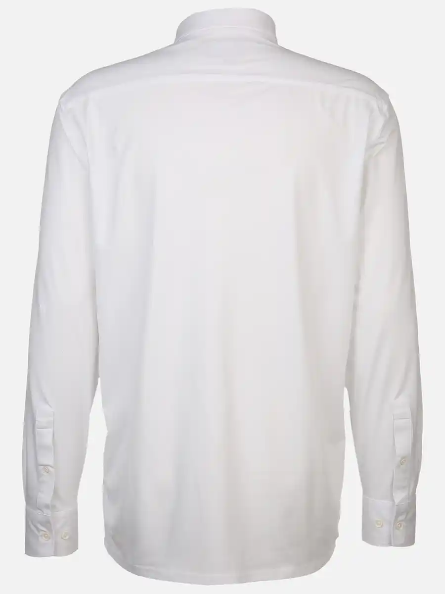 Bild 2 von Herren Jerseyhemd mit langem Arm Weiß