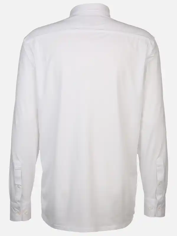 Bild 2 von Herren Jerseyhemd mit langem Arm Weiß