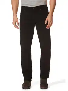 Herren Jeans Straight Fit Schwarz