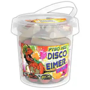 Silvesterzauber Disco Eimer 24-teilig