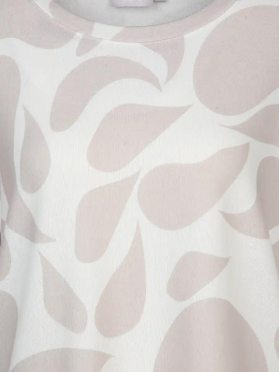 Bild 3 von Damen Print Flauschshirt Beige