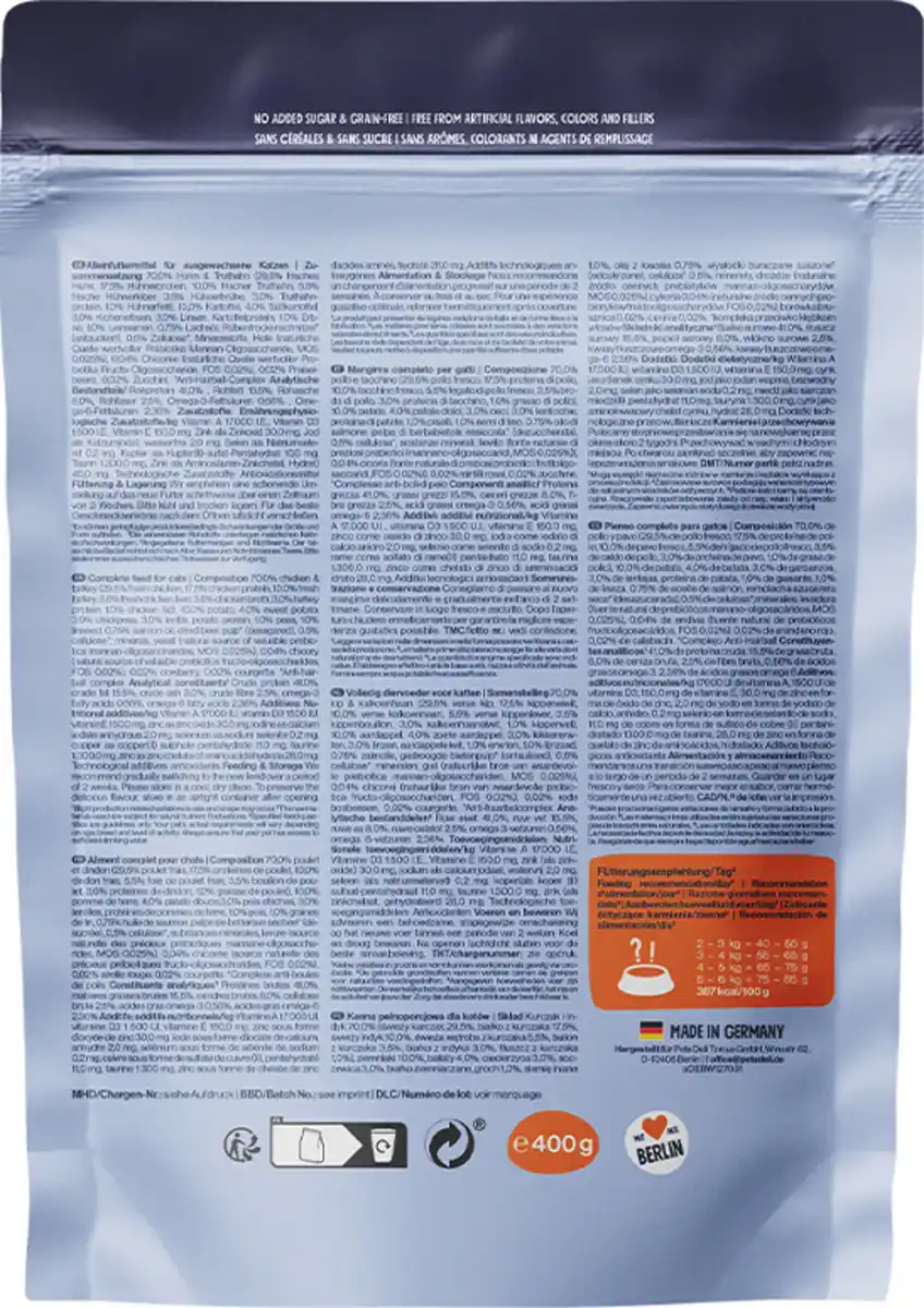 Bild 2 von Pets Deli Trockenfutter Extra Meat Geflügel mit Kichererbsen und Linsen, 400 g