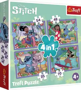 Trefl 4in1 Puzzle Lilo & Stich