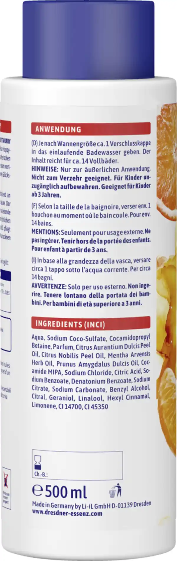 Bild 3 von Dresdner Essenz Aroma-Booster Schaumbad Don´t Worry be Happy, 500 ml