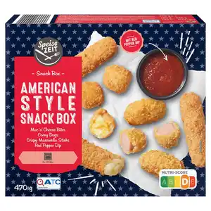 SPEISEZEIT Party Snackbox XXL, Amerikanisch