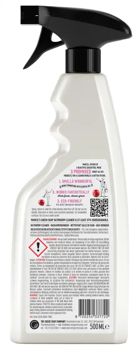 Bild 2 von Marcel's Green Soap Badreiniger Patschuli & Cranberry, 500 ml
