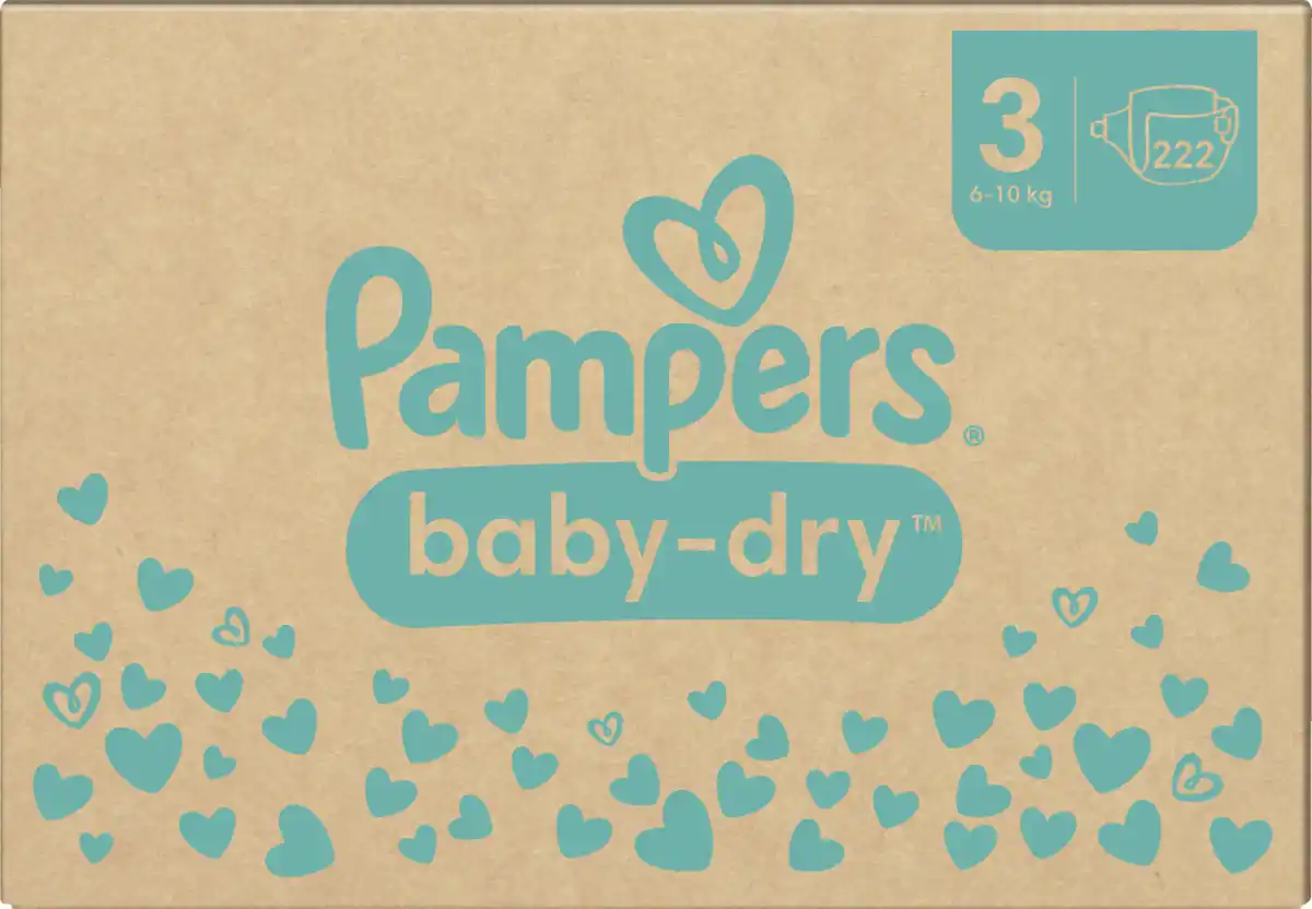 Bild 2 von Pampers Baby Dry Windeln Gr. 3 (6-10kg) Monatsbox