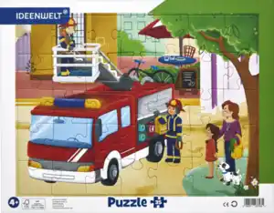 IDEENWELT Rahmenpuzzle Feuerwehr