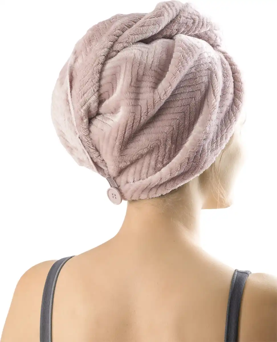 Bild 1 von IDEENWELT Luxus-Kopfhandtuch Rosa