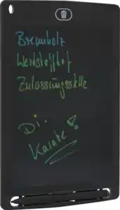 IDEENWELT Elektrisches Memoboard schwarz