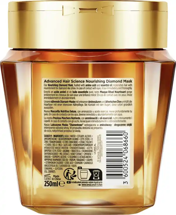 Bild 2 von L’Oréal Paris Elvital Haarmaske Advanced Hair Science Diamond All Dry Hair, 250 ml