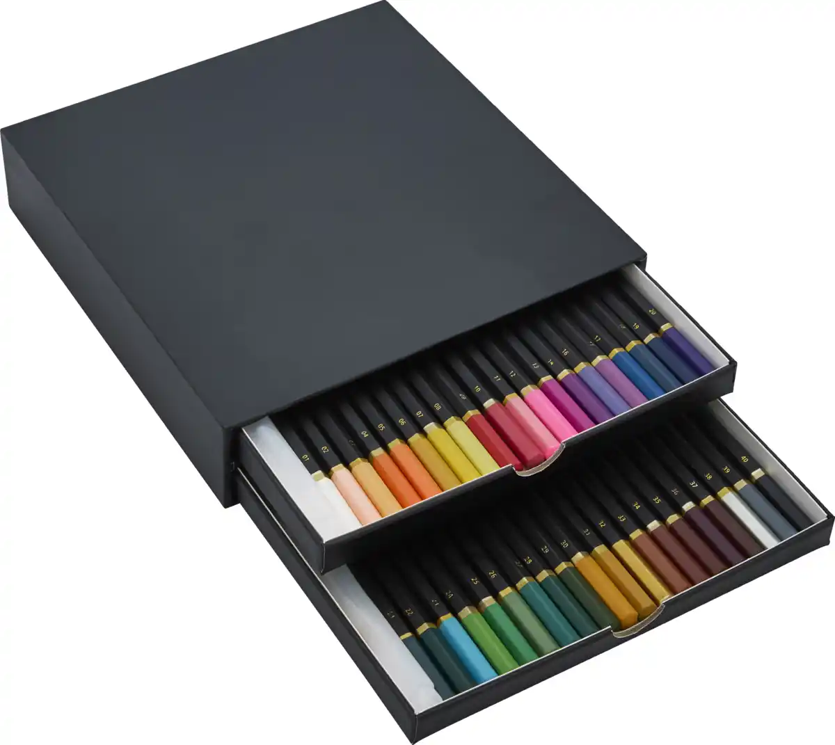 Bild 1 von IDEENWELT Aquarellbuntstifte in Schubladenbox, 40-teilig