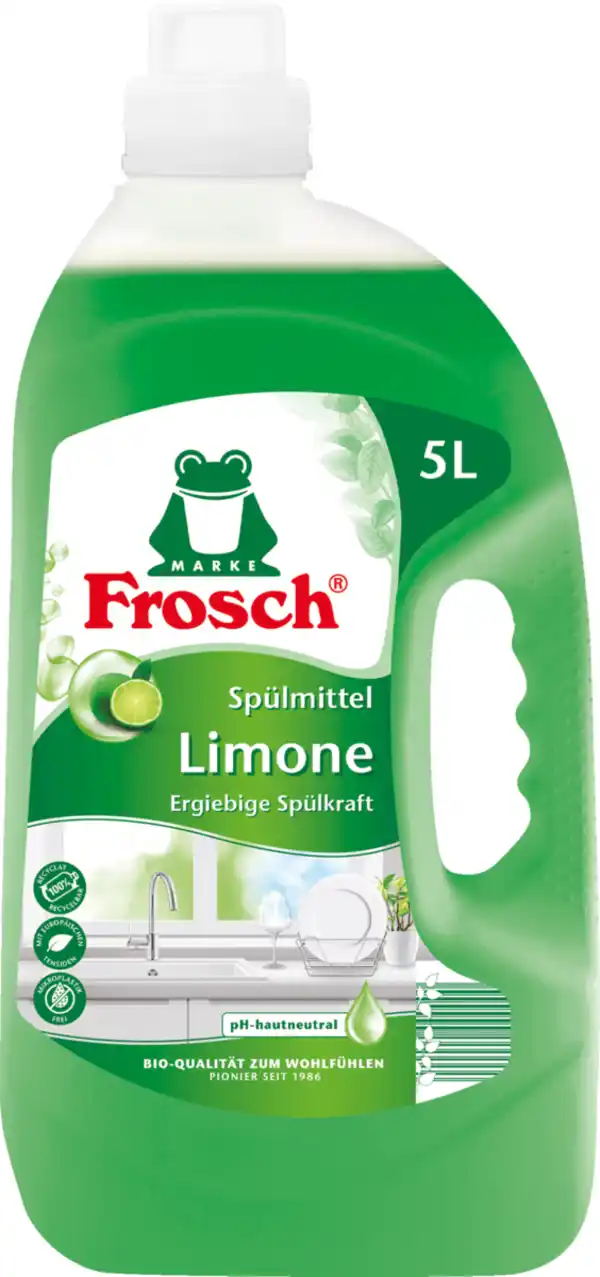 Bild 1 von Frosch Limonen Spülmittel, 5 L