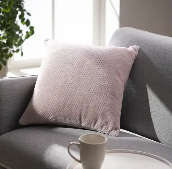 Bild 3 von IDEENWELT Luxus-Kissenhülle rosa