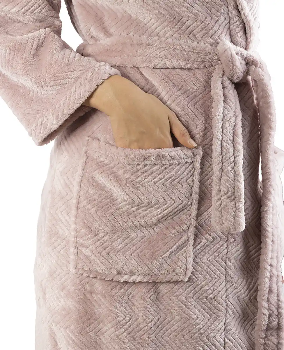 Bild 3 von IDEENWELT Luxus-Bademantel Gr. L/XL