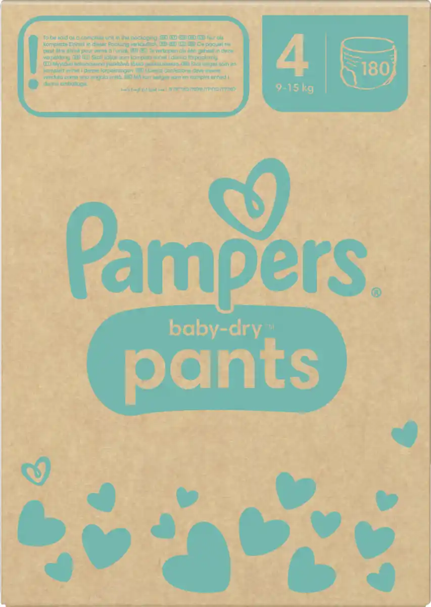Bild 3 von Pampers Baby Dry Pants Gr. 4 (9-15kg) Monatsbox