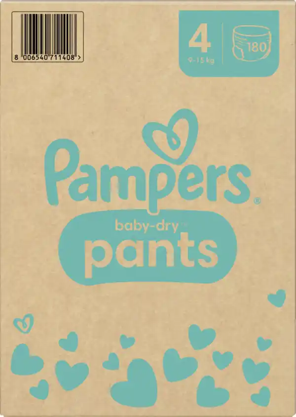 Bild 4 von Pampers Baby Dry Pants Gr. 4 (9-15kg) Monatsbox