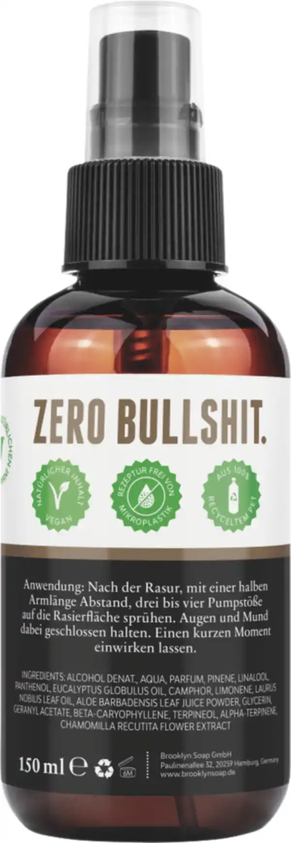 Bild 2 von Brooklyn Soap Company Aftershave Spray sensitiv mit Kamillenextrakt, 150 ml