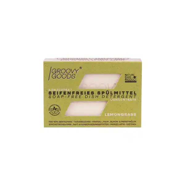 Bild 1 von Groovy Goods Seifenfreies, festes Spülmittel, Bio-Lemongrass, 60 g