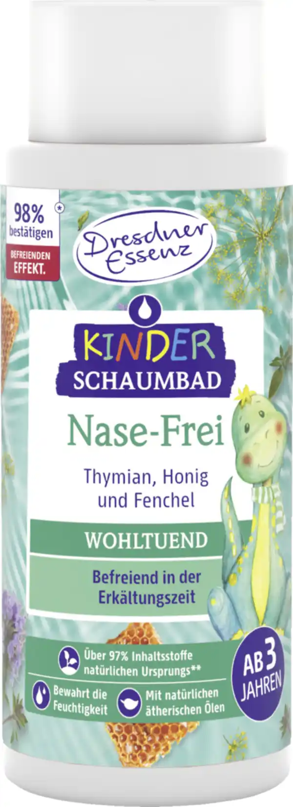 Bild 1 von Dresdner Essenz Kinder Schaumbad Nase-Frei, 300 ml