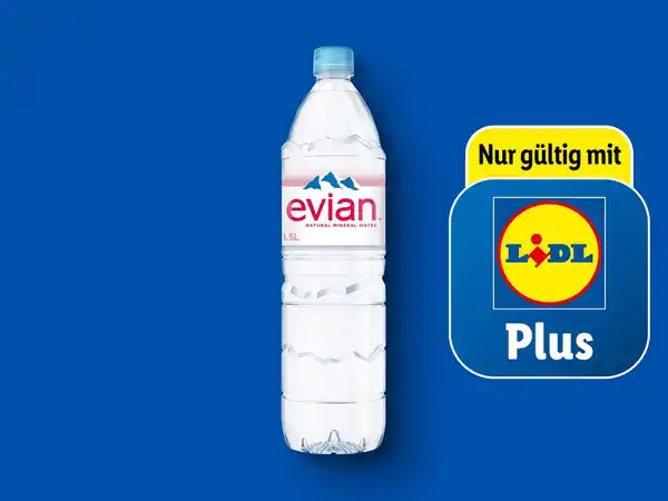 Bild 1 von Evian Stilles Mineralwasser