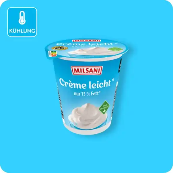 Bild 1 von MILSANI Crème fraîche oder Crème leicht⁷, versch. Sorten