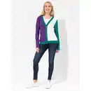 Bild 1 von ICONIC by Marina Hoermanseder Cardigan, 1/1 Arm Colorblocking figurumspielend