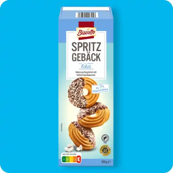 Bild 1 von BISCOTTO Spritzgebäck, versch. Sorten