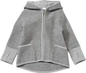 ALANA Walkjacke aus Bio-Wolle, grau, Gr. 98/104