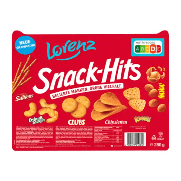 Bild 1 von LORENZ Snack-Hits 280g