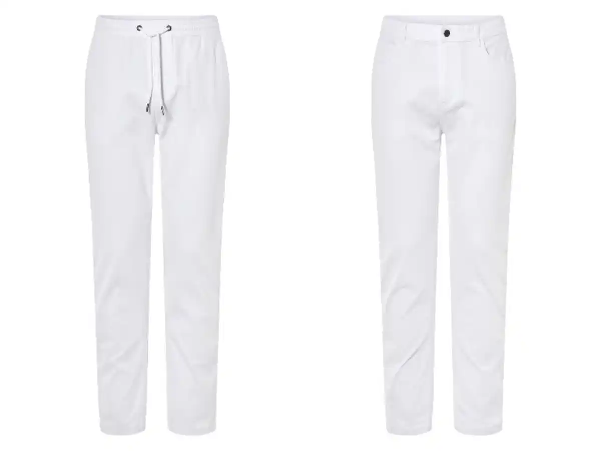 Bild 1 von Herren Berufshose, waschbar bis 95 °C, weiß