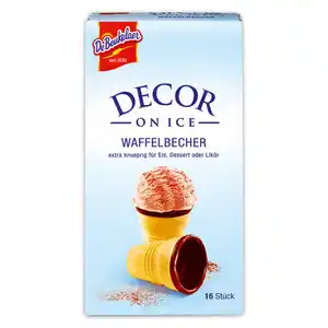 Debeukelaer Decor on Ice Waffelbecher