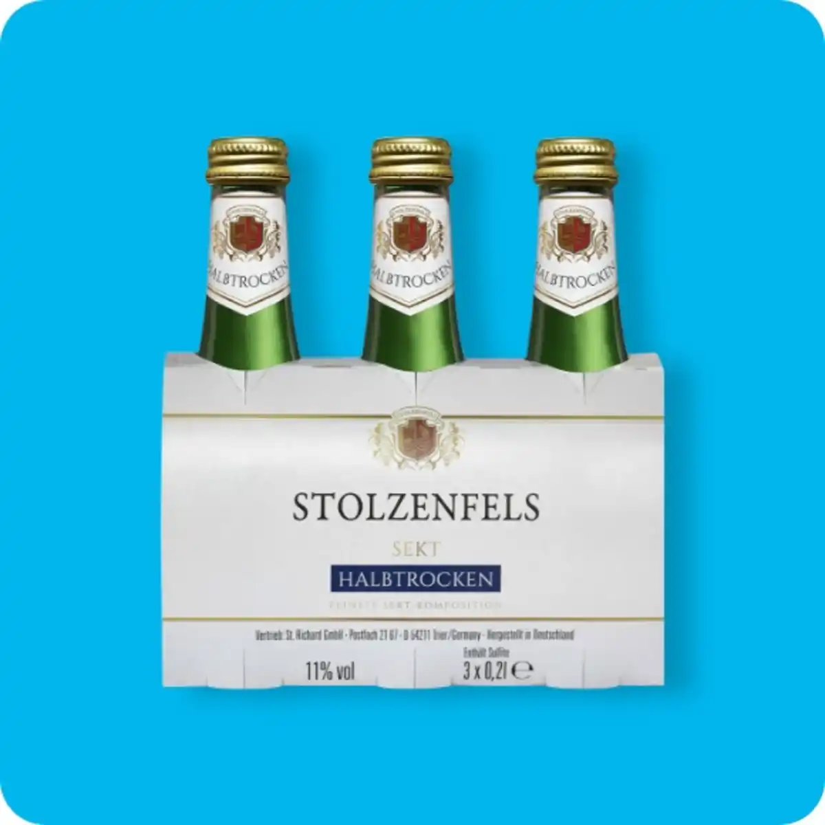 Bild 1 von STOLZENFELS Sekt, Halbtrocken