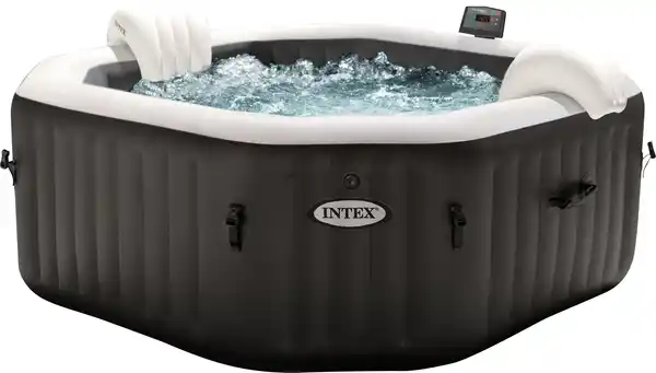 Bild 1 von Intex Pure Spa Octagon Bubble Jet mit Salzwassersystem Ø 201 x 71 cm