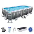 Bild 1 von Bestway Power Steel Frame Pool Komplett-Set eckig 549 x 274 x 122 cm