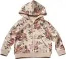 Bild 1 von ALANA Sweatjacke mit Rosen-Muster, beige, Gr. 128